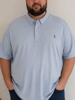 PoloRalphLauren #BigAndTall #MensPolo #ClassicStyle #CottonPol